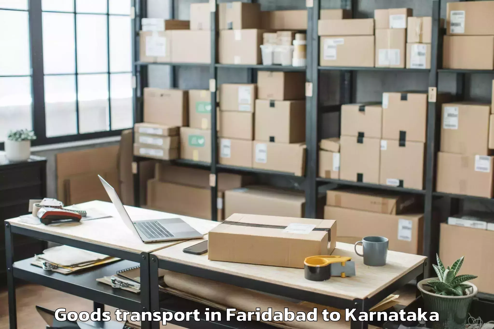 Expert Faridabad to Shimoga Goods Transport